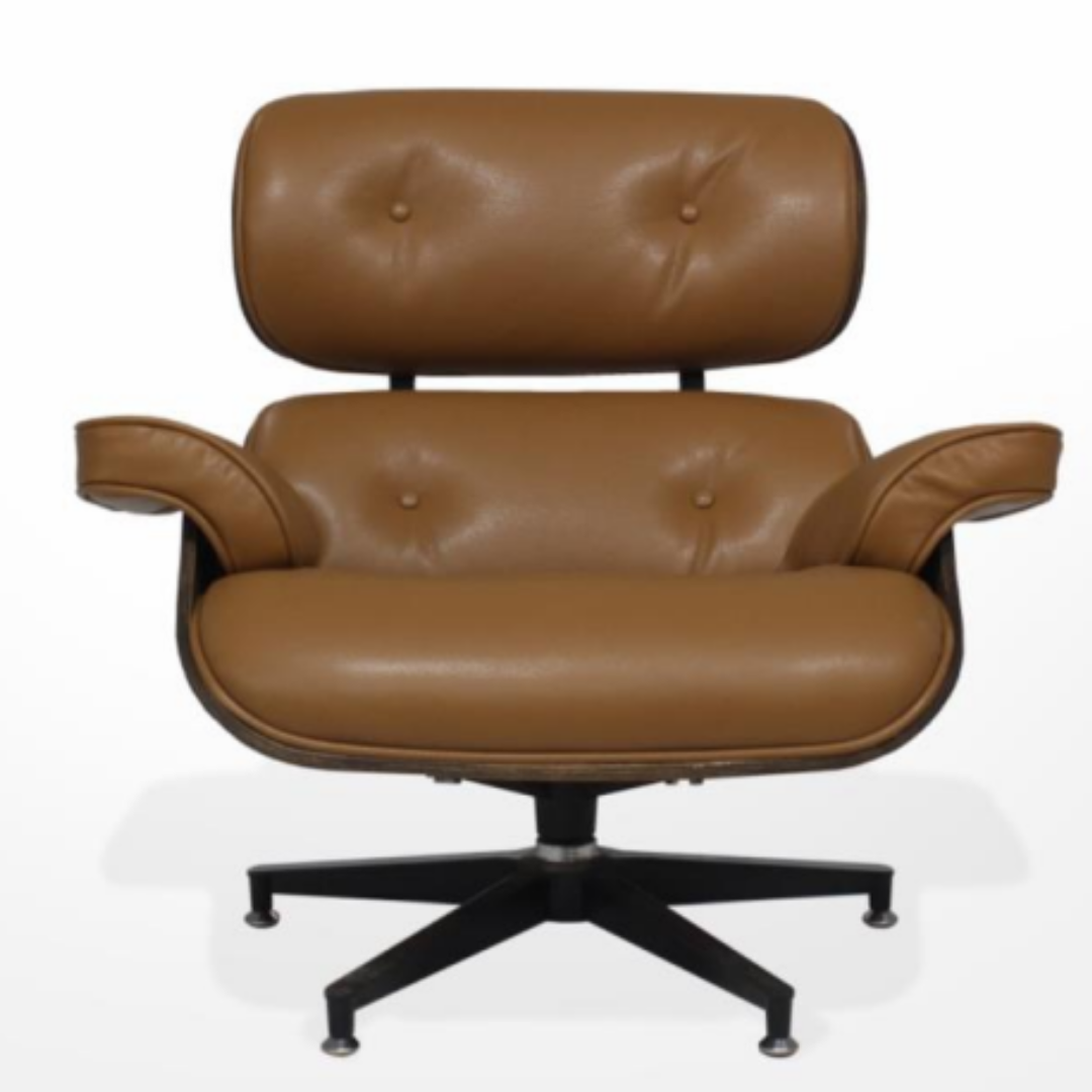 Poltrona de Couro Charles Eames